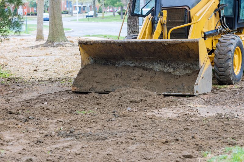 Grading Equipment at Work